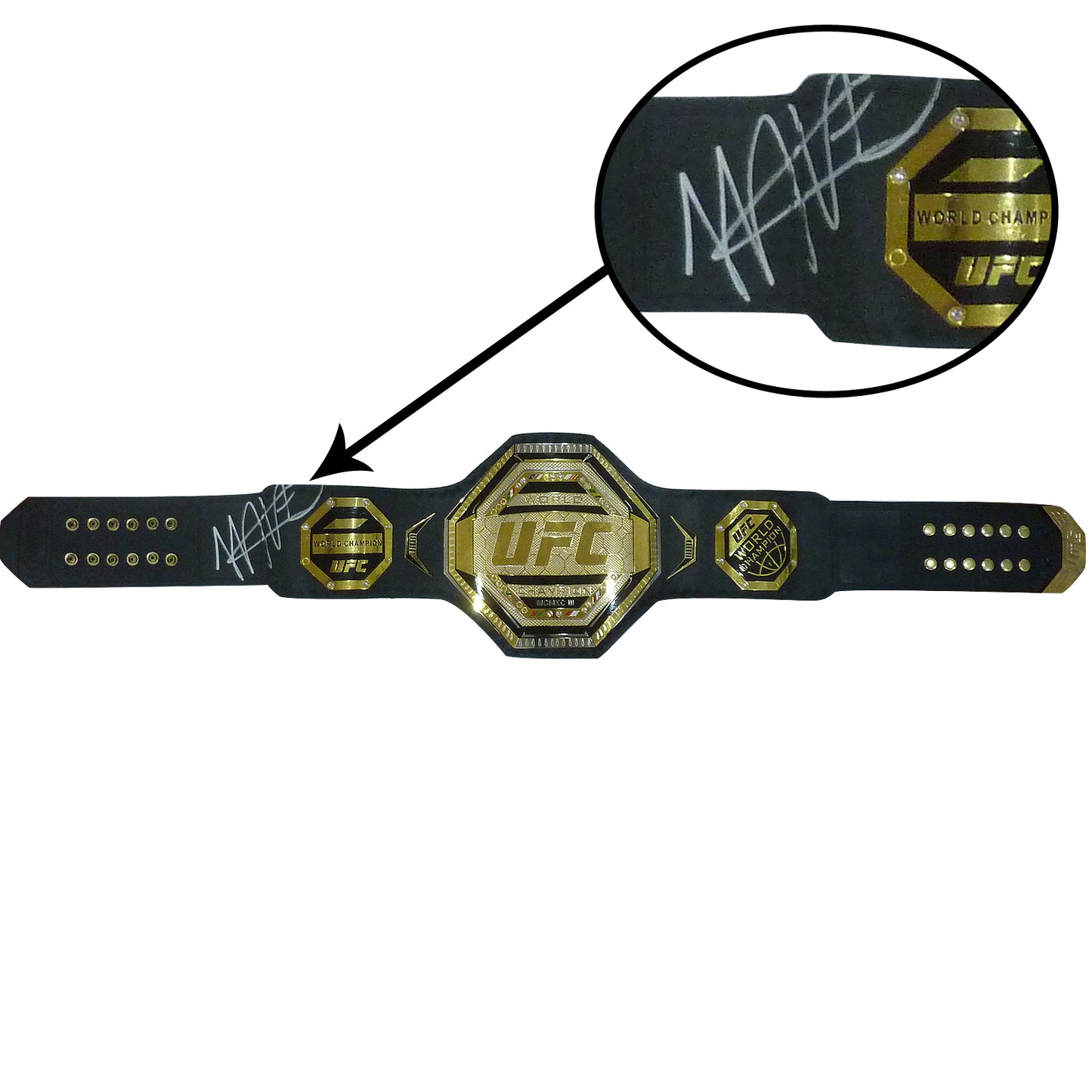 Khabib Nurmagomedov Autographed UFC Legacy MMA World Champion Belt - JSA