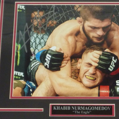 Khabib Nurmagomedov Autographed UFC MMA Deluxe Framed 11x14 Photo - JSA