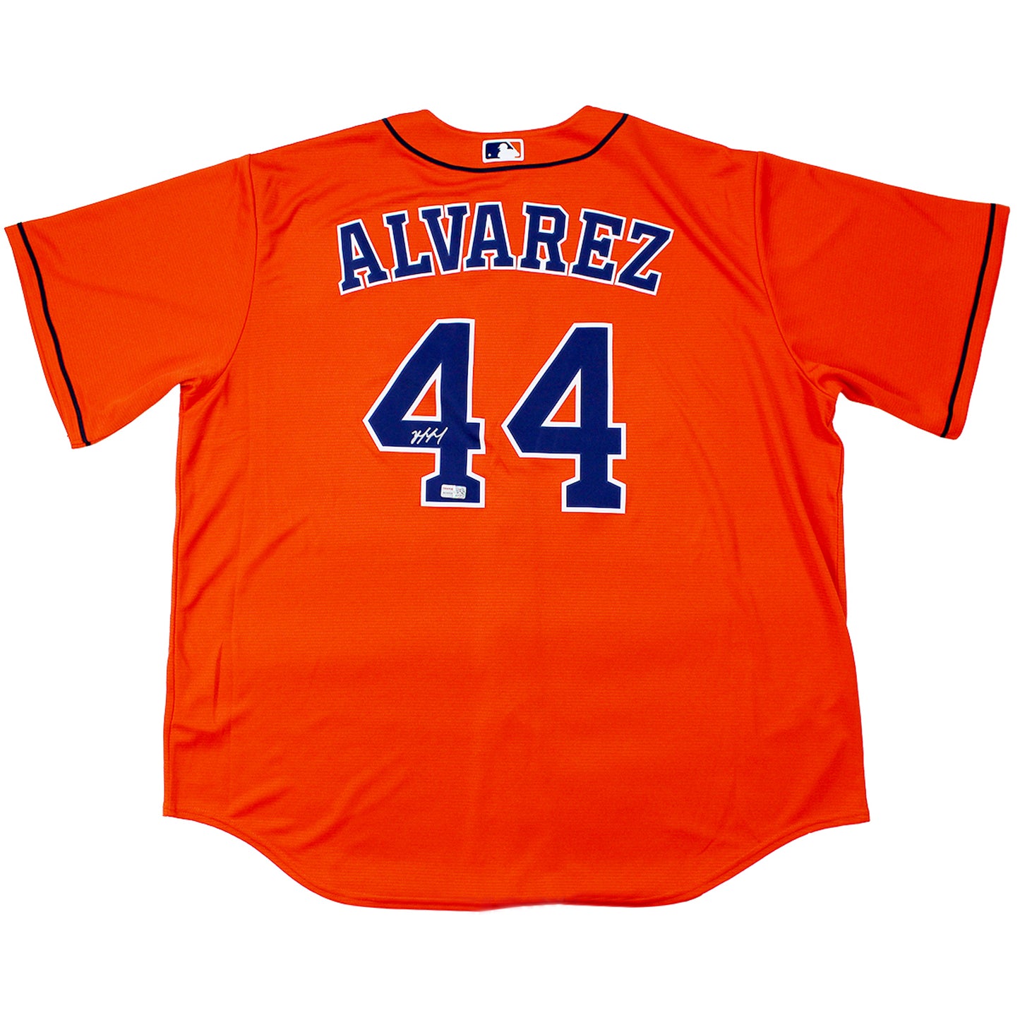 YORDAN ALVAREZ Autographed Houston Astros (Orange #44) Nike Official Jersey