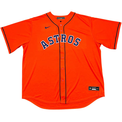 YORDAN ALVAREZ Autographed Houston Astros (Orange #44) Nike Official Jersey