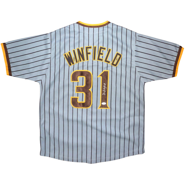 Dave Winfield Autographed San Diego (Pinstripe #31) Custom