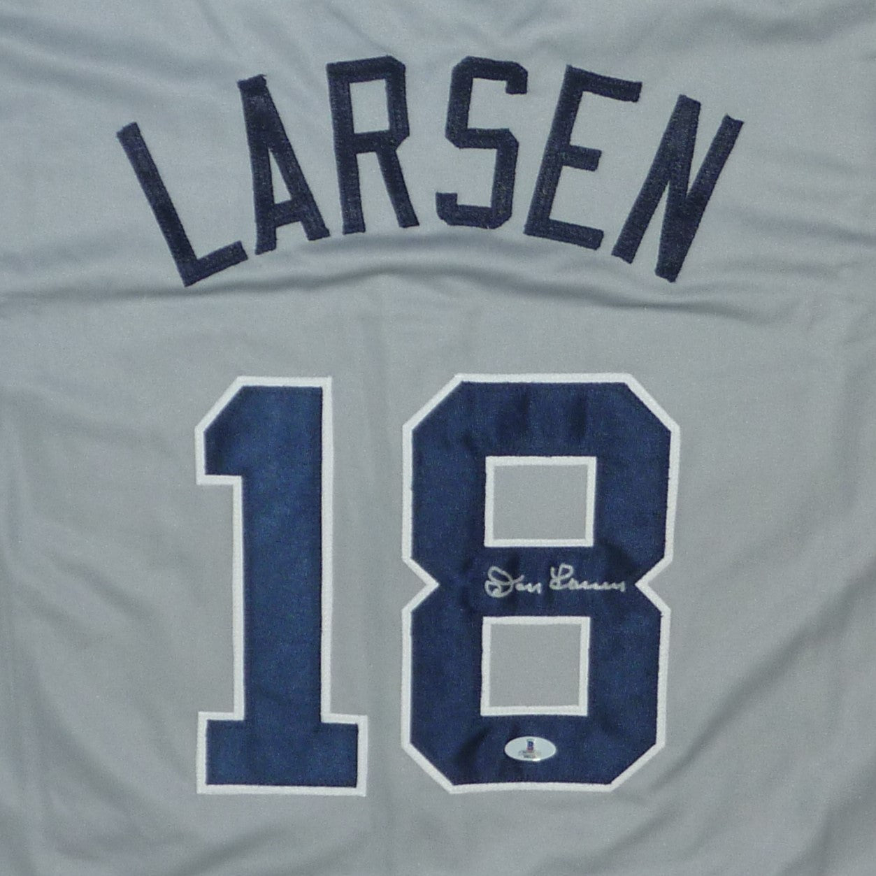 Don Larsen Autographed New York (Grey #18) Custom Baseball Jersey – JS –  Palm Beach Autographs LLC