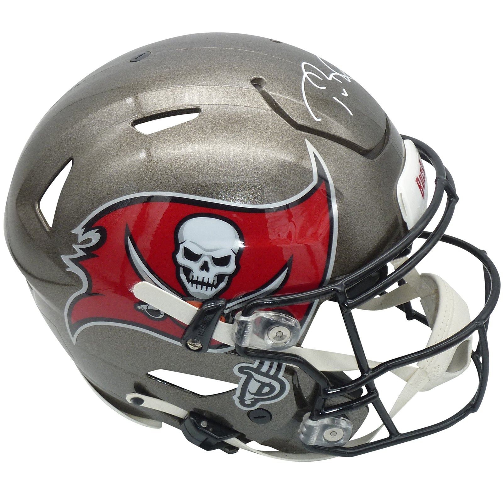 Tom Brady Autographed Tampa Bay Buccaneers Riddell Speed Flex Authenti –  Palm Beach Autographs LLC