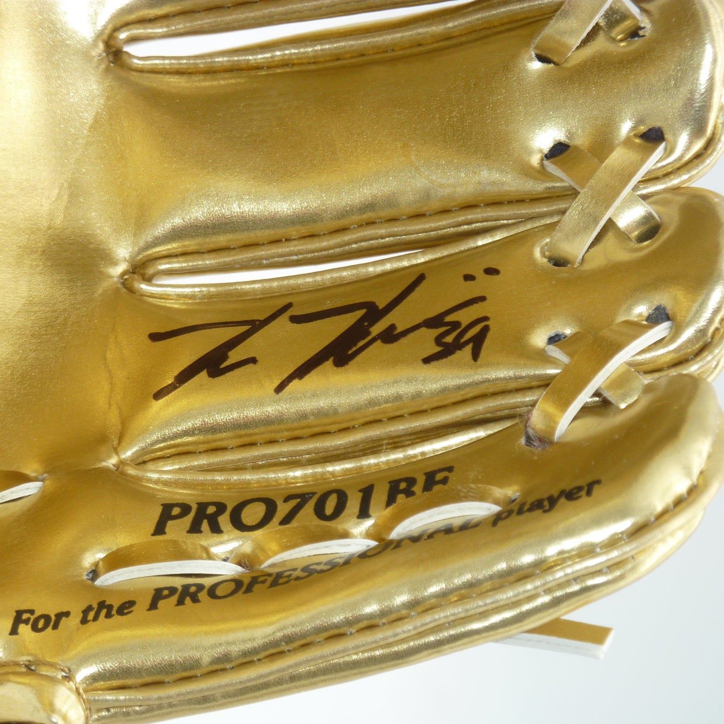 Kevin Kiermaier Autographed Gold Glove Statue Trophy - Tampa Bay Rays - JSA