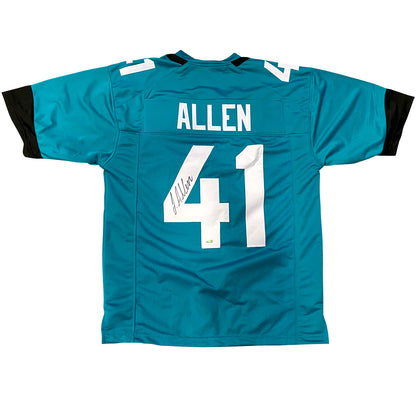 Josh Allen Autographed Jacksonville (Teal #41) Custom Jersey