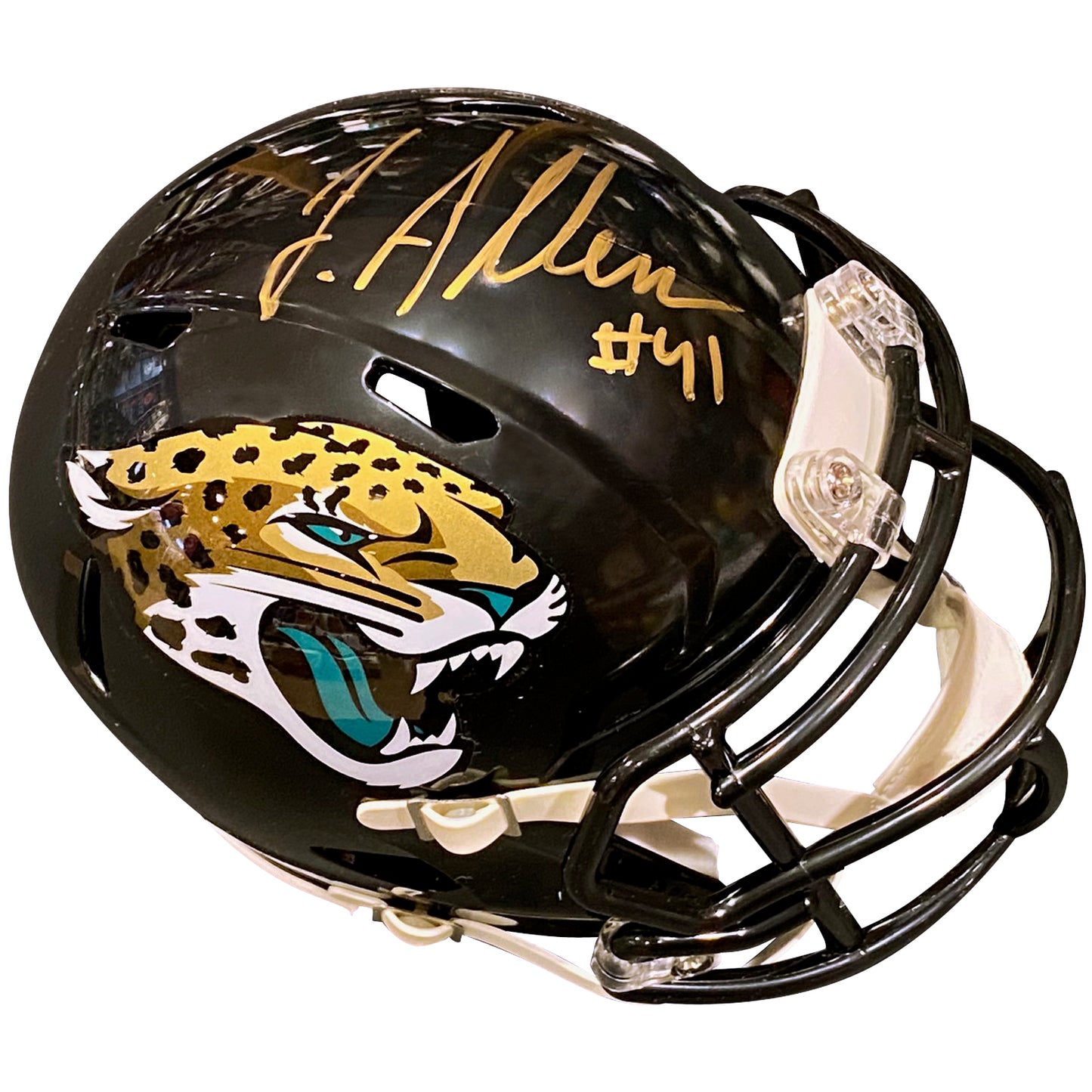 Josh Allen Autographed Jacksonville Jaguars Mini Helmet