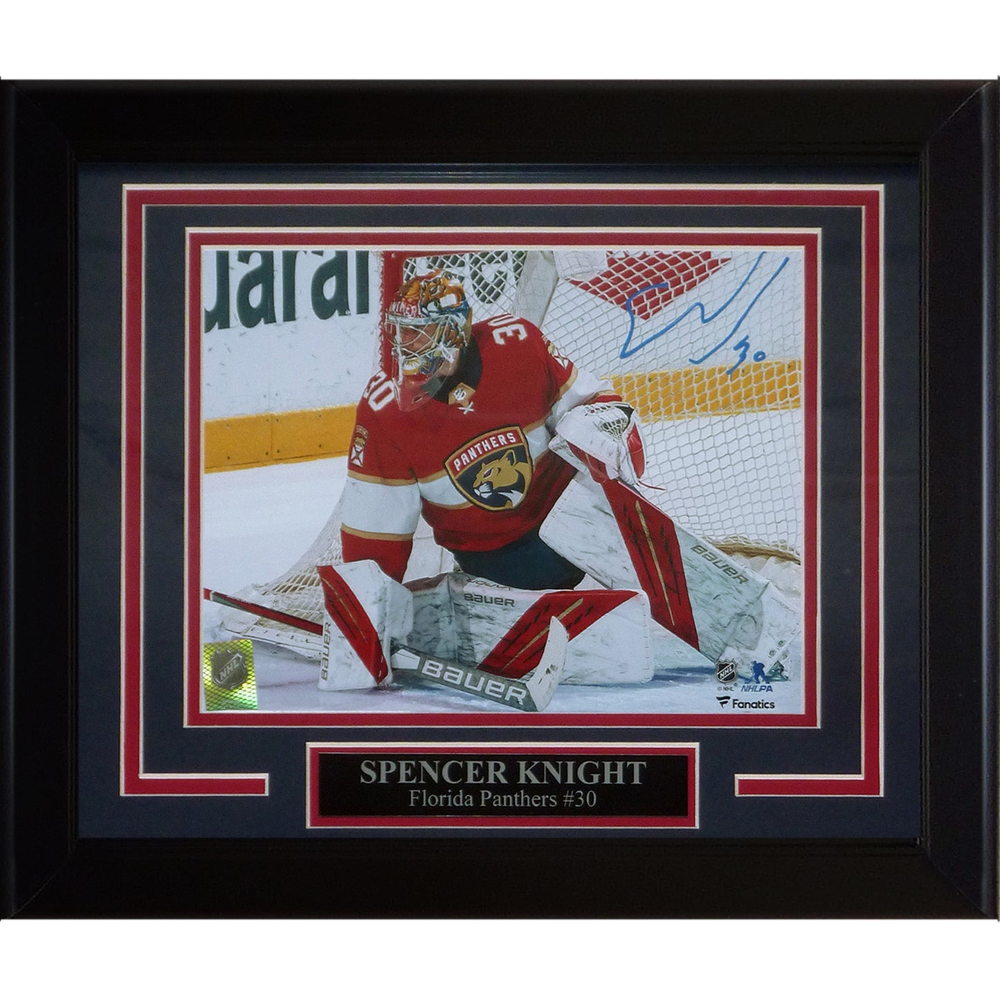Spencer Knight Autographed Florida Panthers Deluxe Framed 8x10 Photo - Fanatics