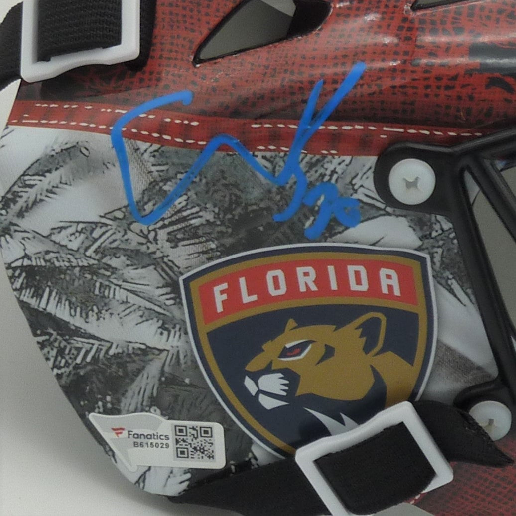 Spencer Knight Autographed Florida Panthers Mini Goalie Mask - Fanatics