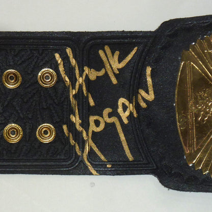 Hulk Hogan Autographed WWF Classic Winged Eagle Championship Title Belt- JSA