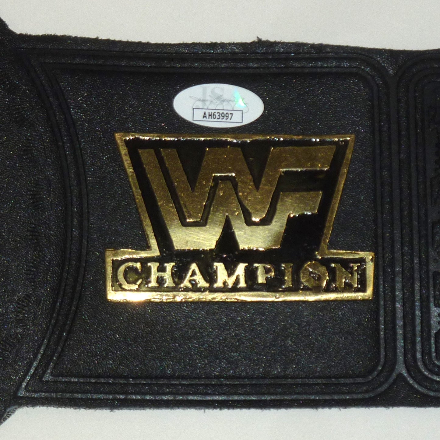 Hulk Hogan Autographed WWF Classic Winged Eagle Championship Title Belt- JSA
