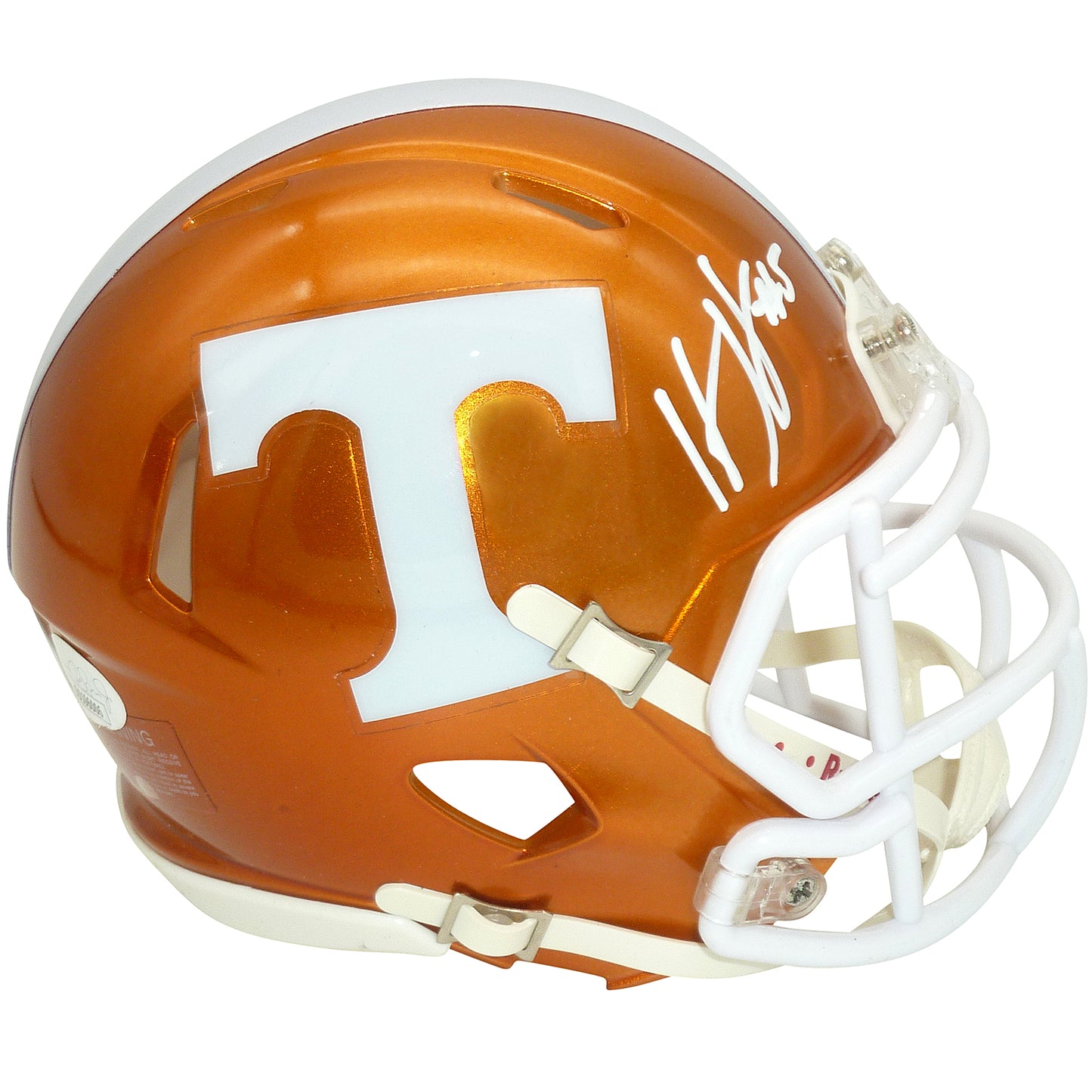 Hendon Hooker Autographed Tennessee Vols (FLASH Alternate) Mini Helmet - JSA