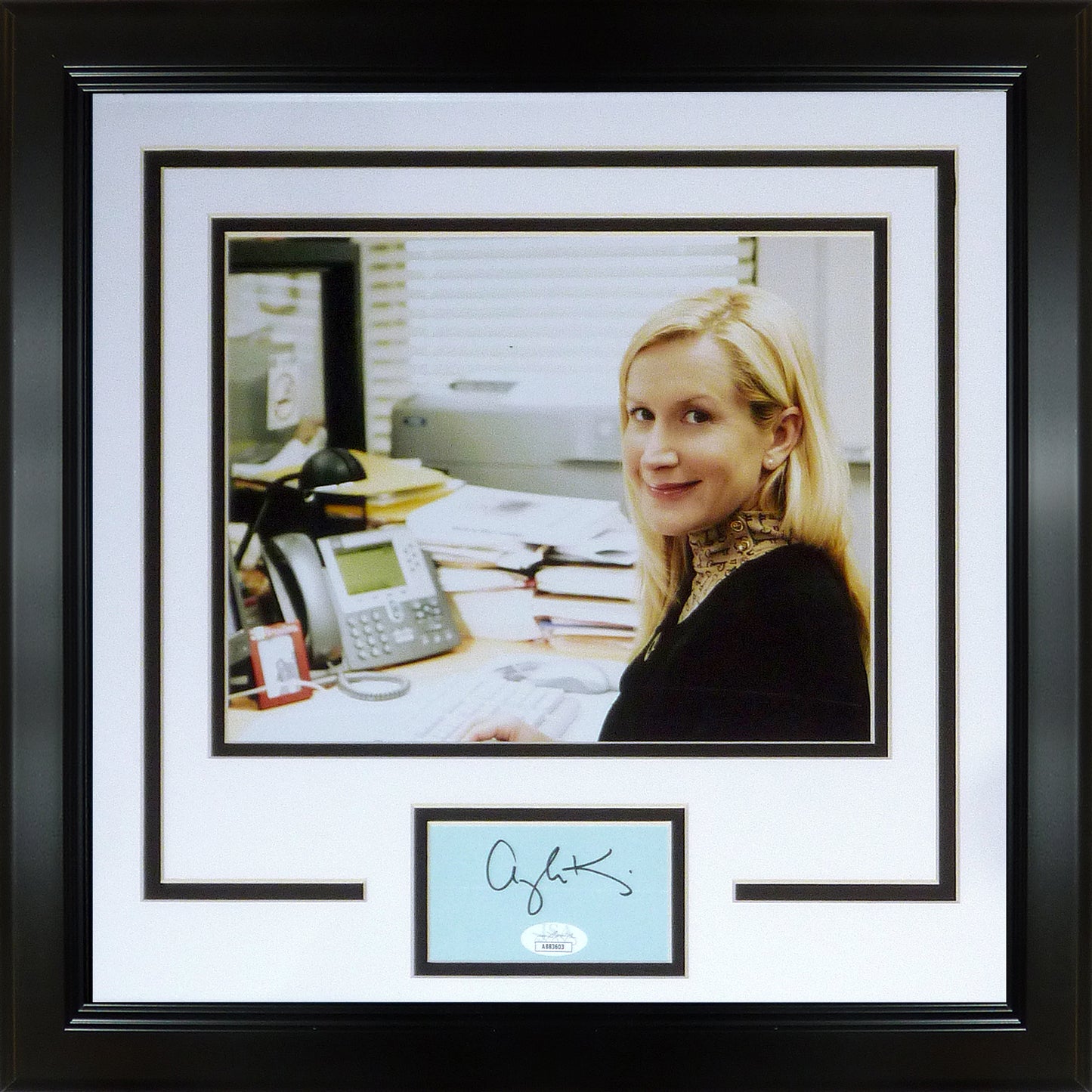 Angela Kinsey Autographed The Office TV Show Signature Series Frame - JSA