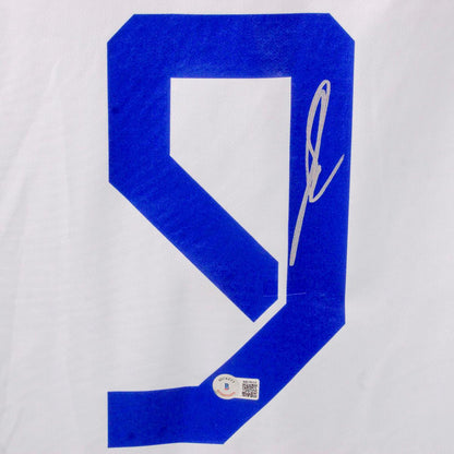 Karim Benzema Autographed Madrid (White #9) Soccer Jersey - BAS