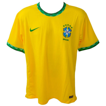 Vinicius Vini Jr Autographed Brazil Soccer Jersey - BAS