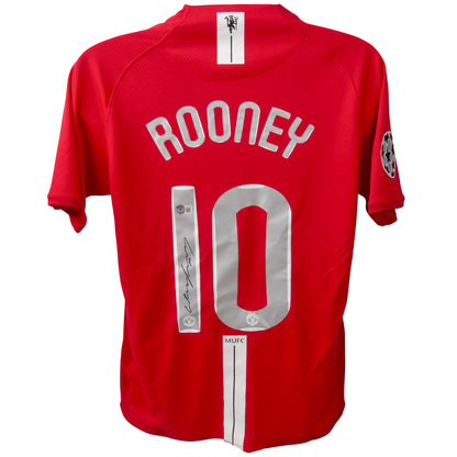 Wayne Rooney Autographed Manchester United Soccer Jersey - BAS