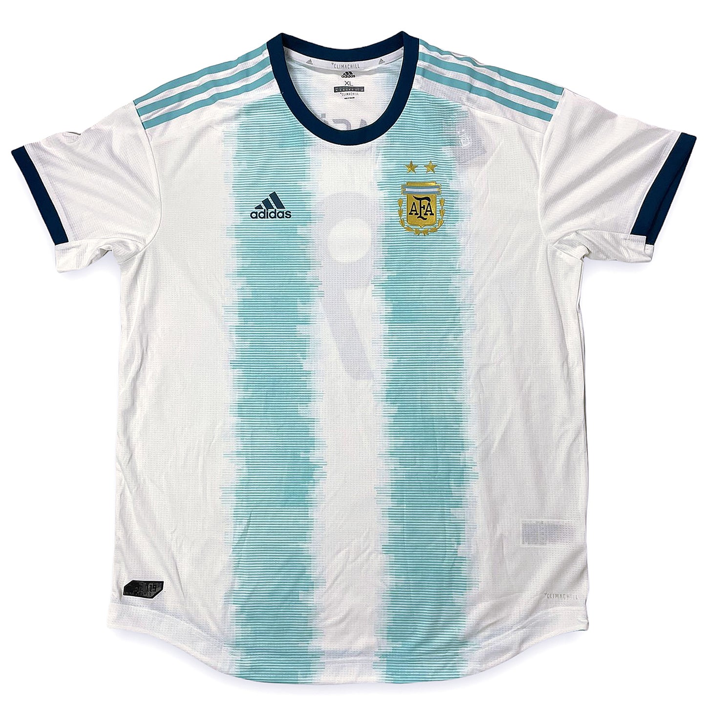 Kun Aguero Autographed Argentina Soccer Jersey - Beckett