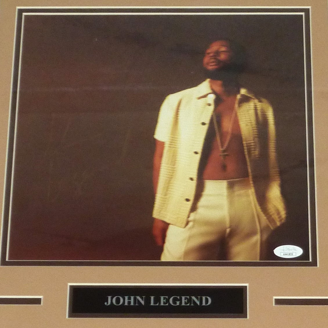 John Legend Autographed Music Deluxe Framed 11x14 Photo - JSA
