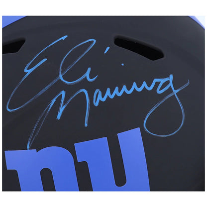 Eli Manning Autographed New York Giants (ECLIPSE Alternate) Deluxe Full-Size Replica Helmet – Fanatics