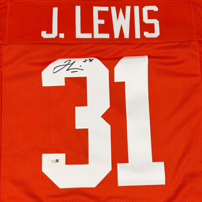 Jamal Lewis Autographed Tennessee (Orange #31) Custom Jersey - JSA