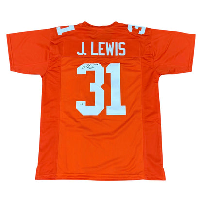 Jamal Lewis Autographed Tennessee (Orange #31) Custom Jersey - JSA