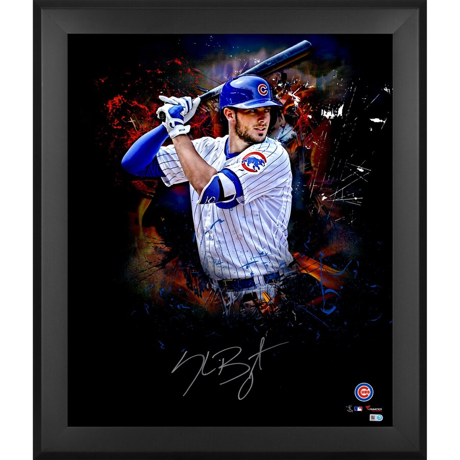 Kris Bryant Autographed Chicago Cubs “In Focus” Deluxe Framed 20x24 Collage Photo – Fanatics