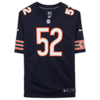 Khalil Mack Autographed Chicago Bears (Navy Blue #52) Nike Jersey - Fanatics