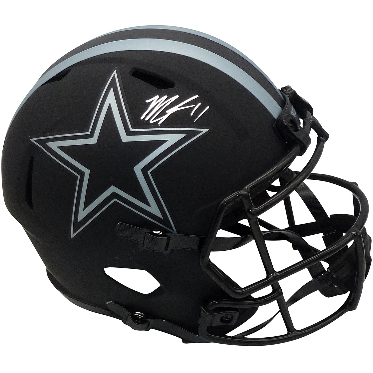 Micah Parsons Autographed Dallas Cowboys ECLIPSE Alternate Full-Size Replica Helmet - Fanatics