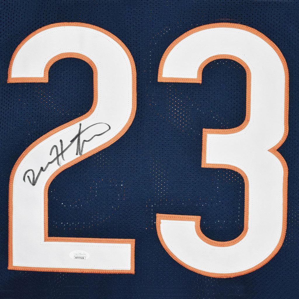 Devin Hester Autographed Chicago (Navy Blue #23) Custom Jersey - JSA