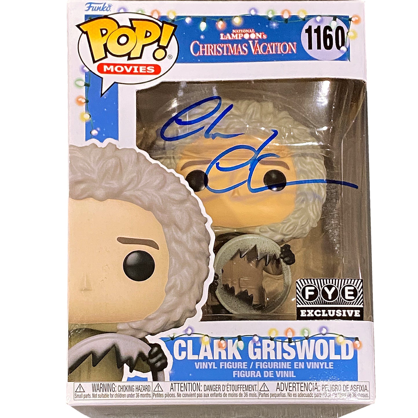 Chevy Chase Autographed National Lampoons Christmas Vacation FUNKO Pop Figure - JSA