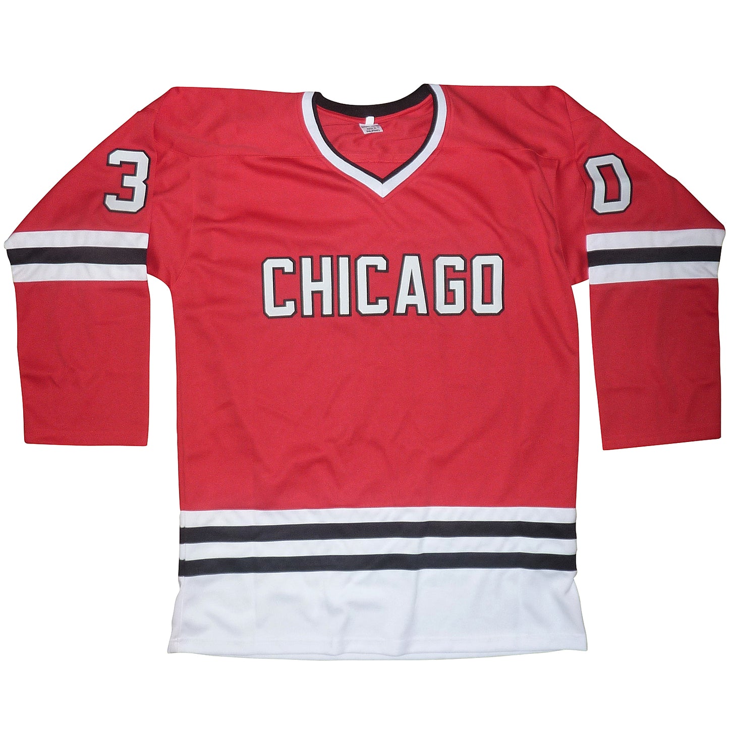 Ed Belfour Autographed Chicago (Red #30) Custom Hockey Jersey - JSA