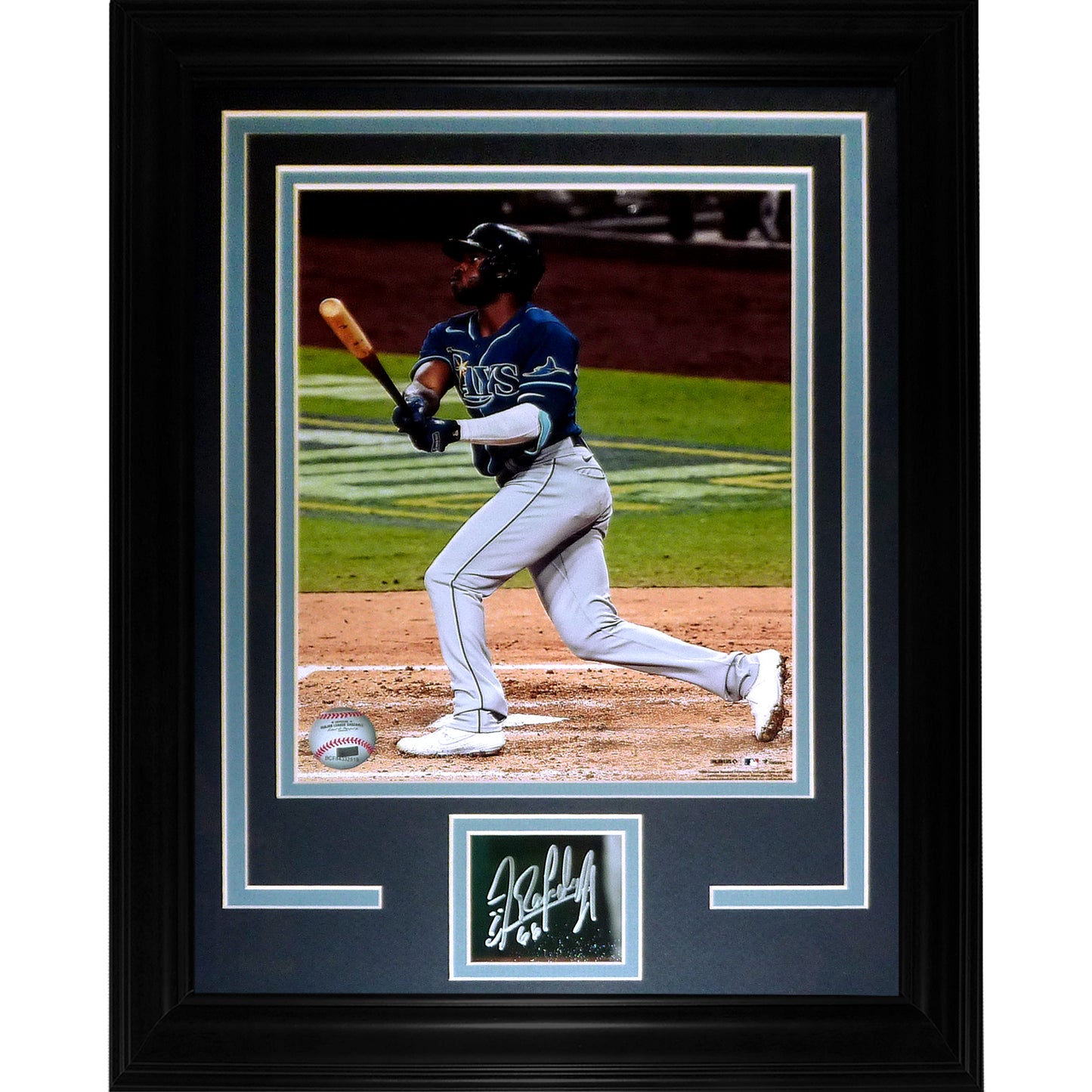 Randy Arozarena Autographed Tampa Bay Rays Signature Series Frame