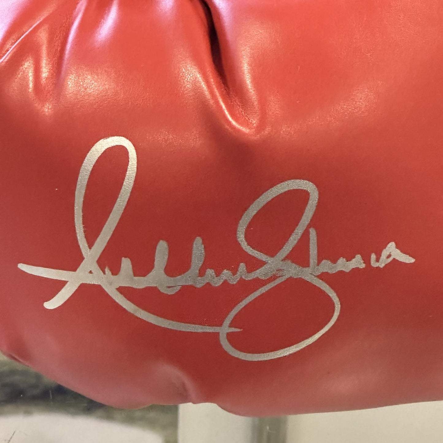 Anthony Joshua Autographed Everlast (Red) Boxing Glove - JSA