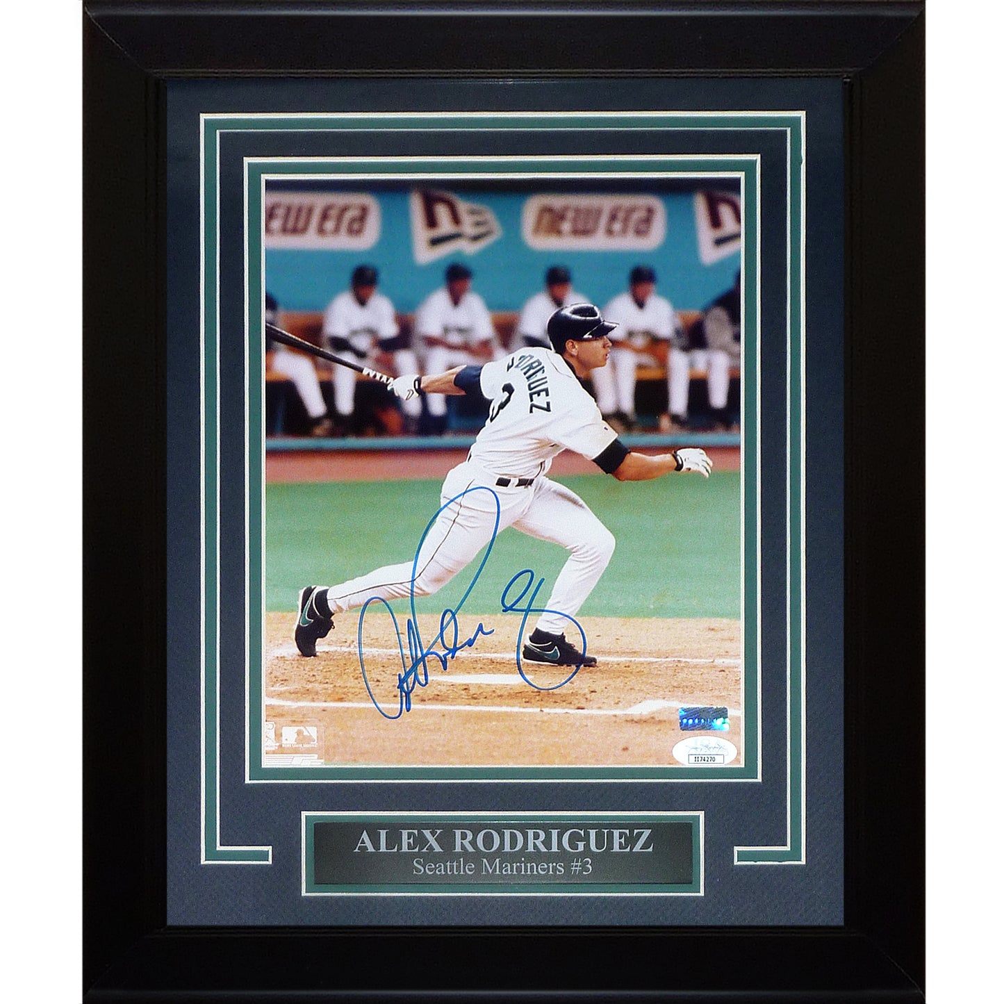 Alex Rodriguez Autographed Seattle Mariners Deluxe Framed 8x10 Photo