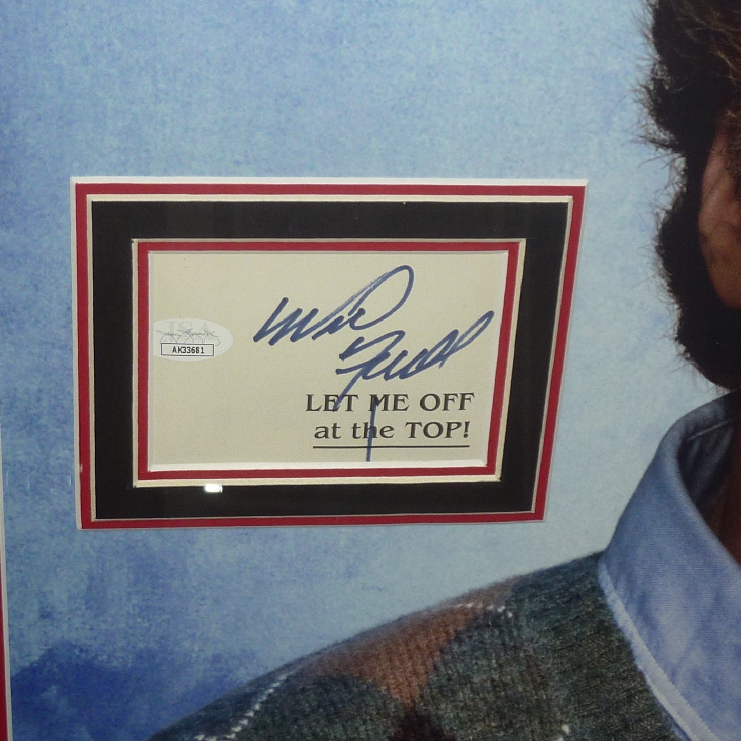Step Brothers Full-Size Movie Poster Deluxe Framed with Will Ferrell And John C. Reilly Autographs - JSA