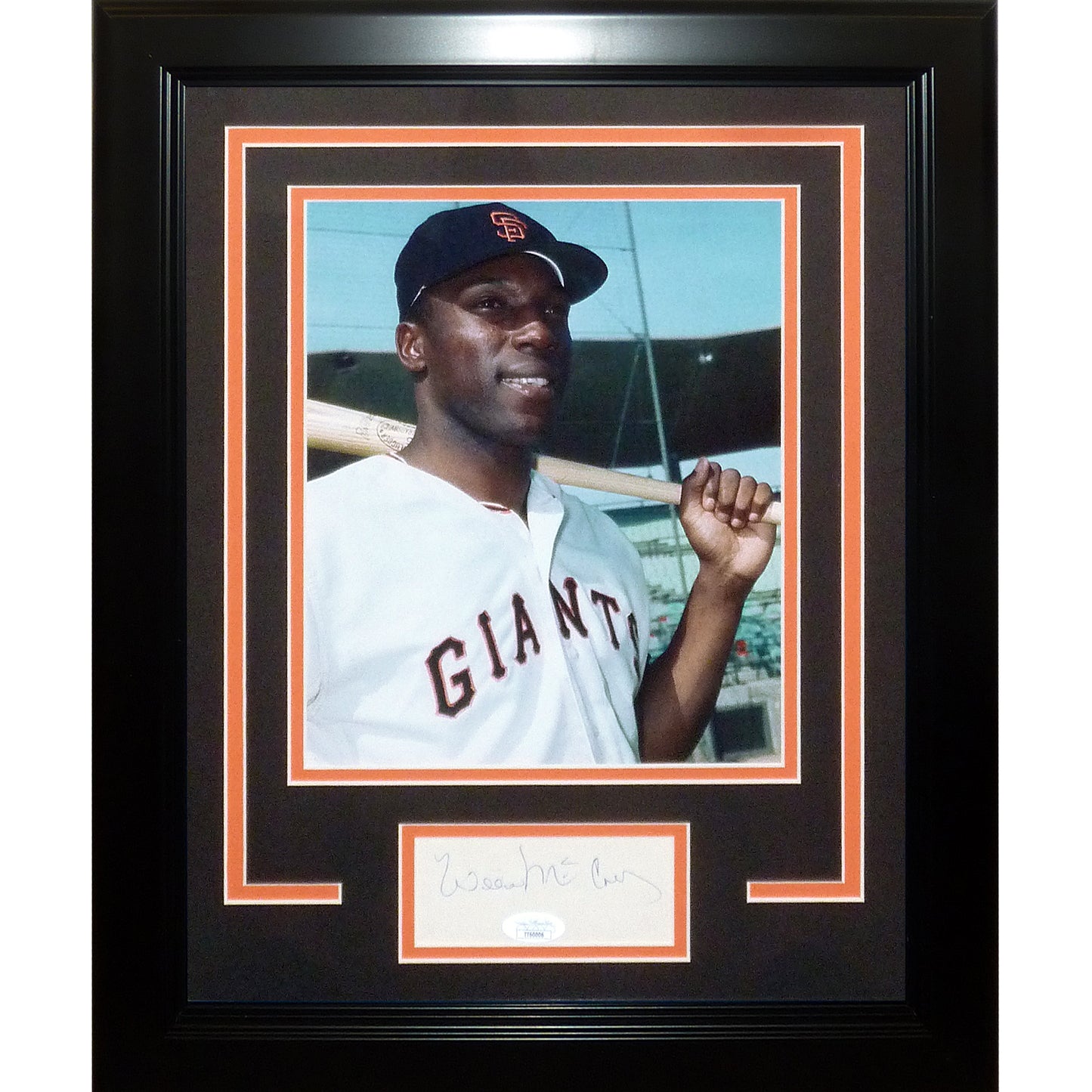 Willie McCovey Autographed San Francisco Giants Signature Series Frame