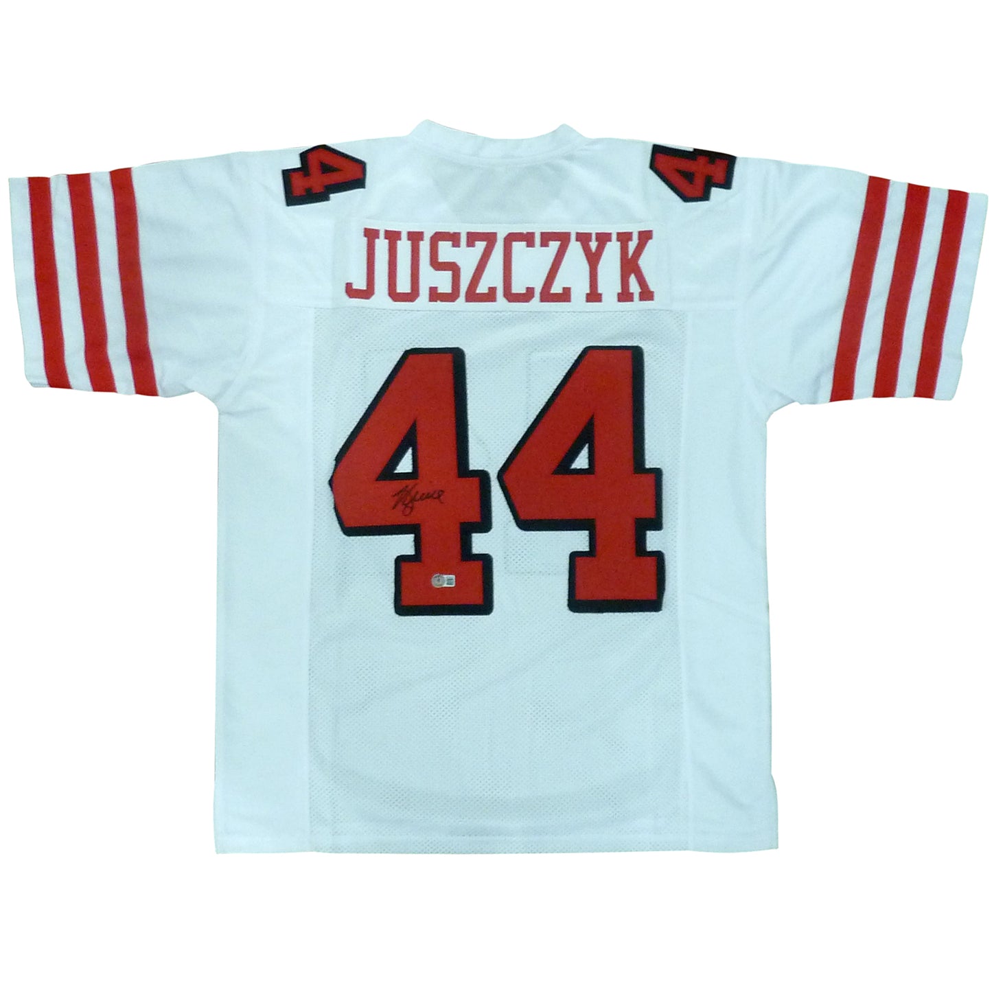 Kyle Juszczyk Autographed San Francisco (White #44) Custom Jersey - Beckett