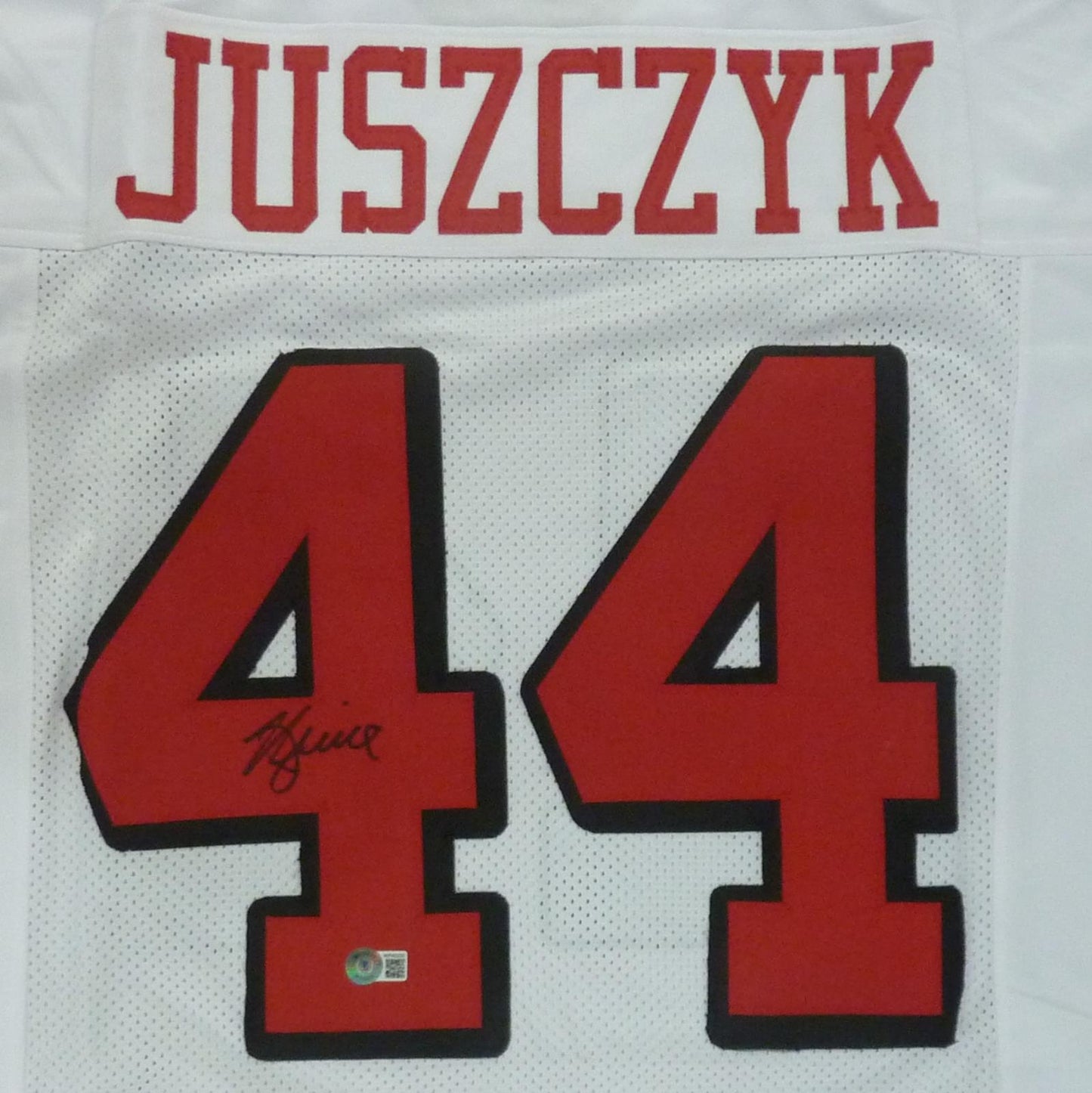Kyle Juszczyk Autographed San Francisco (White #44) Custom Jersey - Beckett