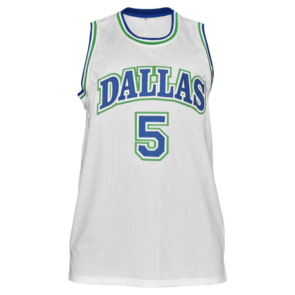 Jason Kidd Autographed Dallas (White #5) Basketball Jersey - BAS