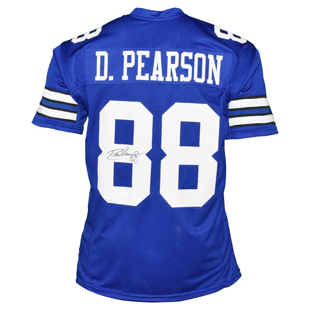 Drew Pearson Autographed Dallas (Blue #88) Custom Jersey - BAS
