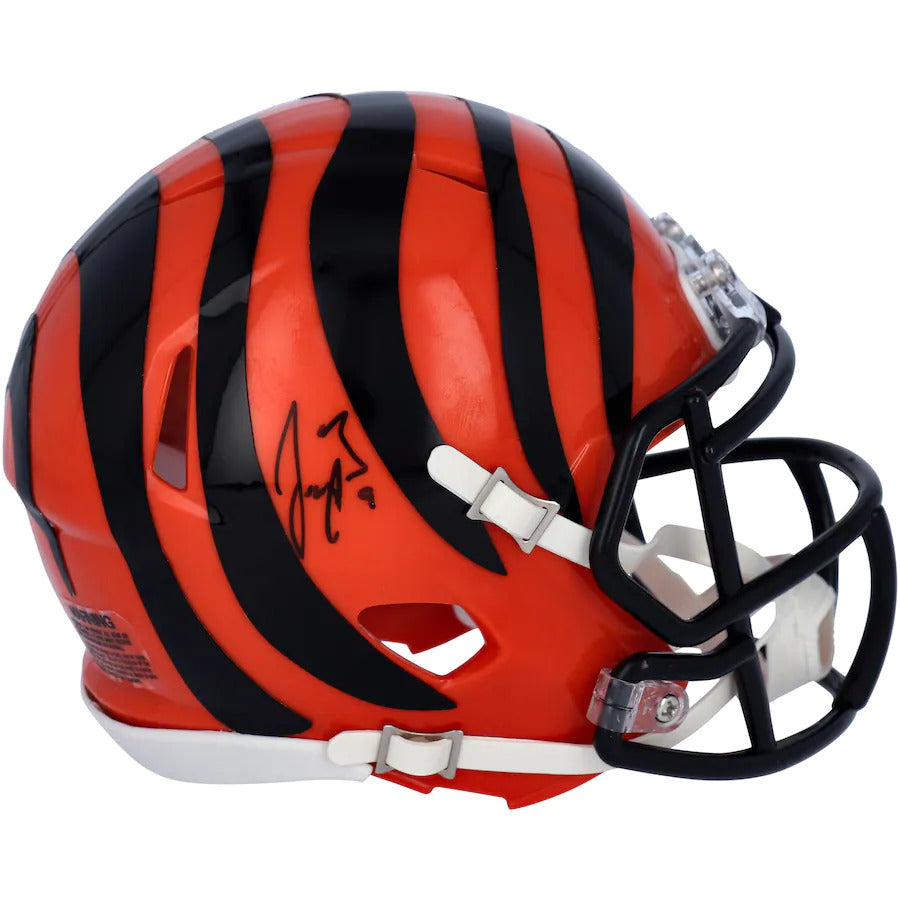 Joe Burrow Autographed Cincinnati Bengals Mini Helmet - Fanatics