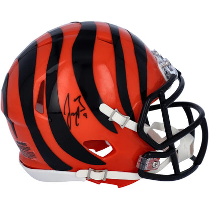 Joe Burrow Autographed Cincinnati Bengals Mini Helmet - Fanatics