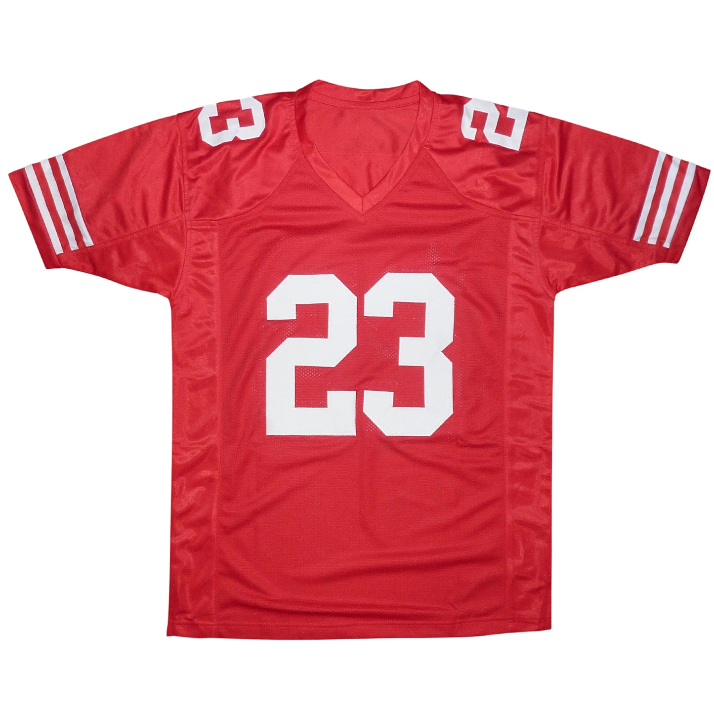 Christian McCaffrey Autographed San Francisco (Red #23) Custom Jersey Beckett