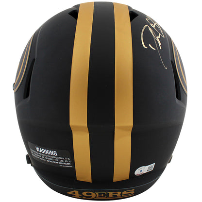 Deion Sanders Autographed San Francisco 49ers (ECLIPSE Alternate) Deluxe Full-Size Replica Helmet – Beckett