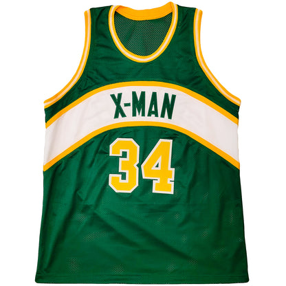 Xavier McDaniel Autographed Seattle (Green #34) Jersey - MCS