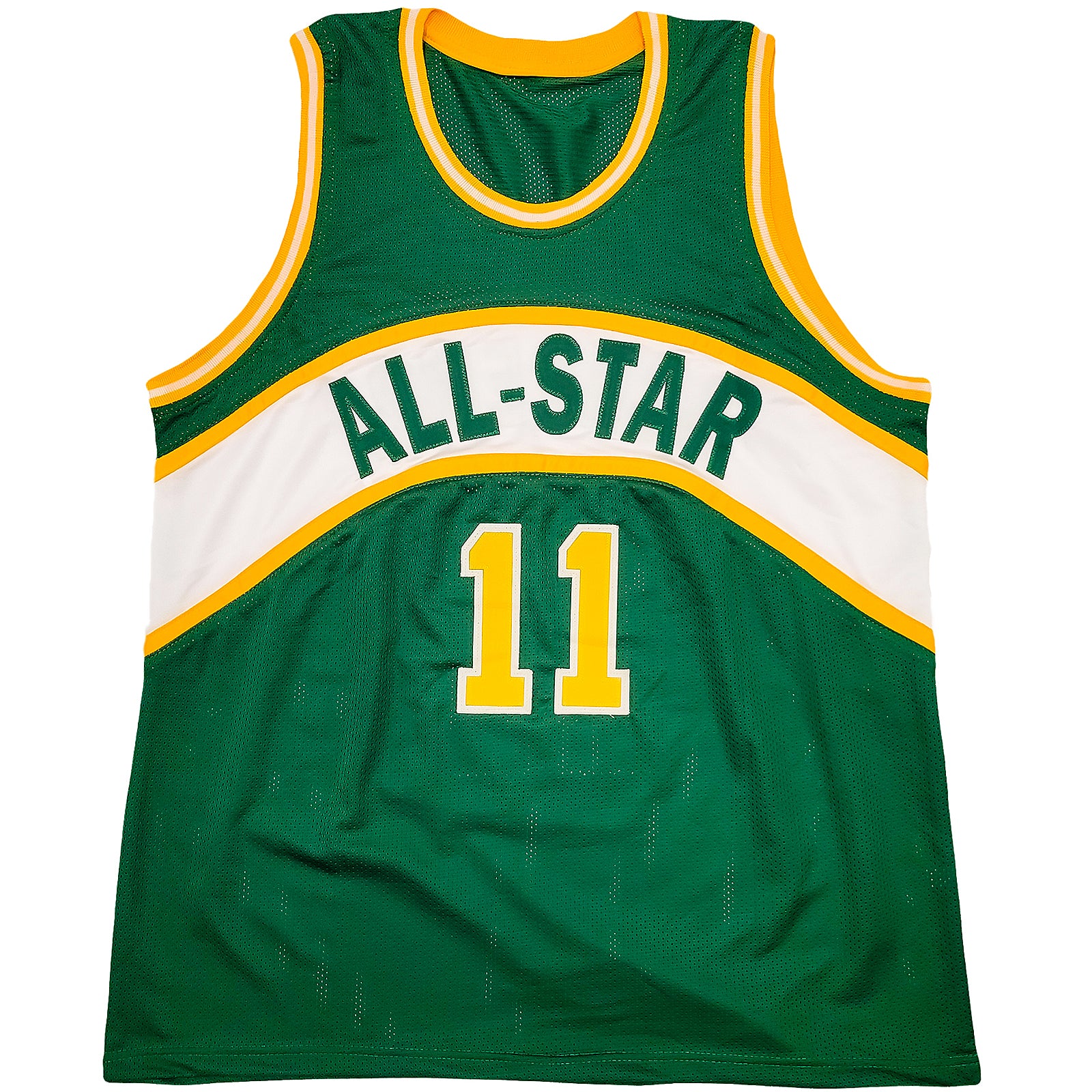 Detlef Schrempf Autographed Seattle Green 11 Jersey MCS Palm Beach Autographs LLC