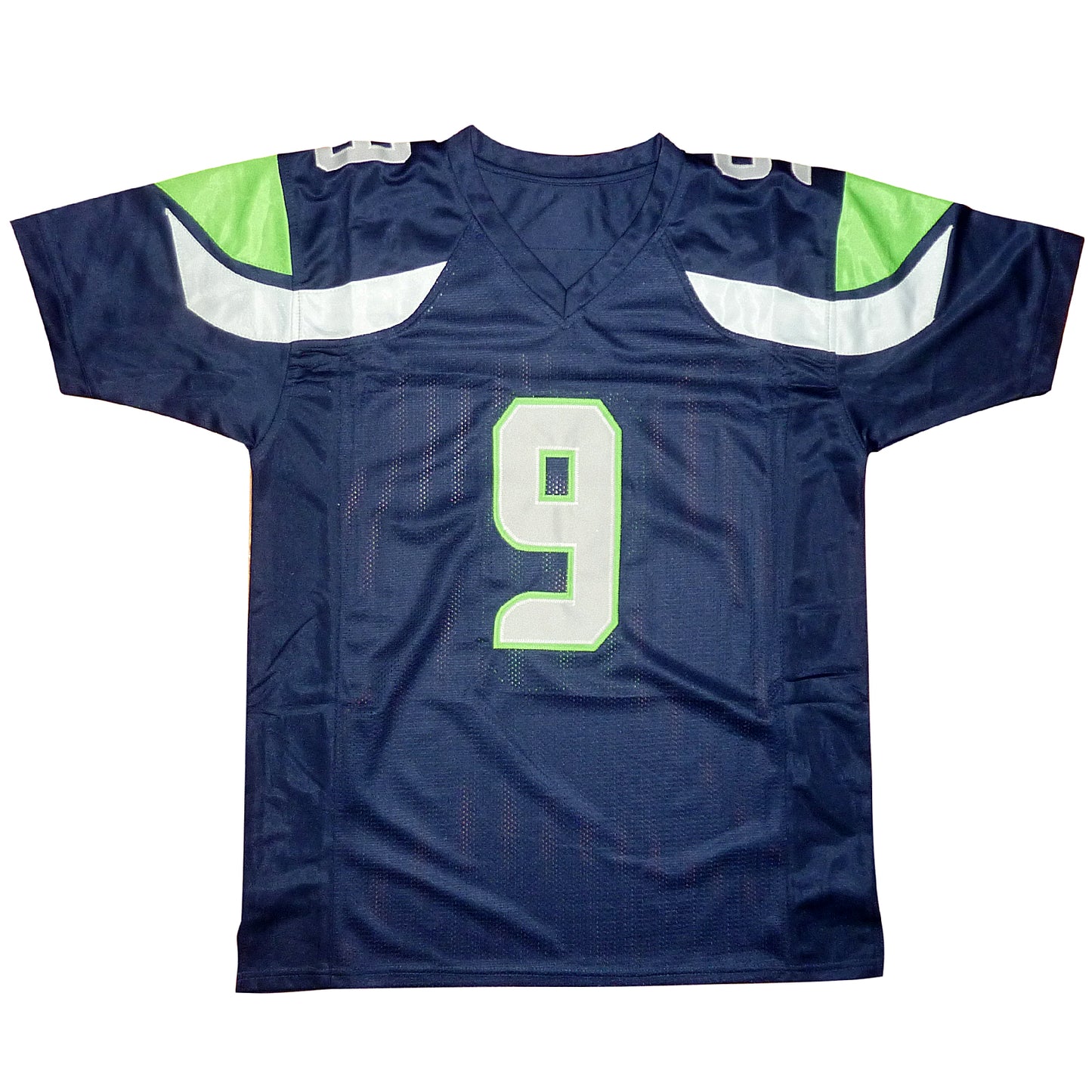 Kenneth Walker III Autographed Seattle (Blue #9) Custom Jersey – Beckett