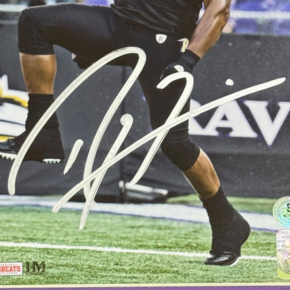 Ray Lewis Autographed Baltimore Ravens (Scream) Deluxe Framed 8x10 Photo - Beckett
