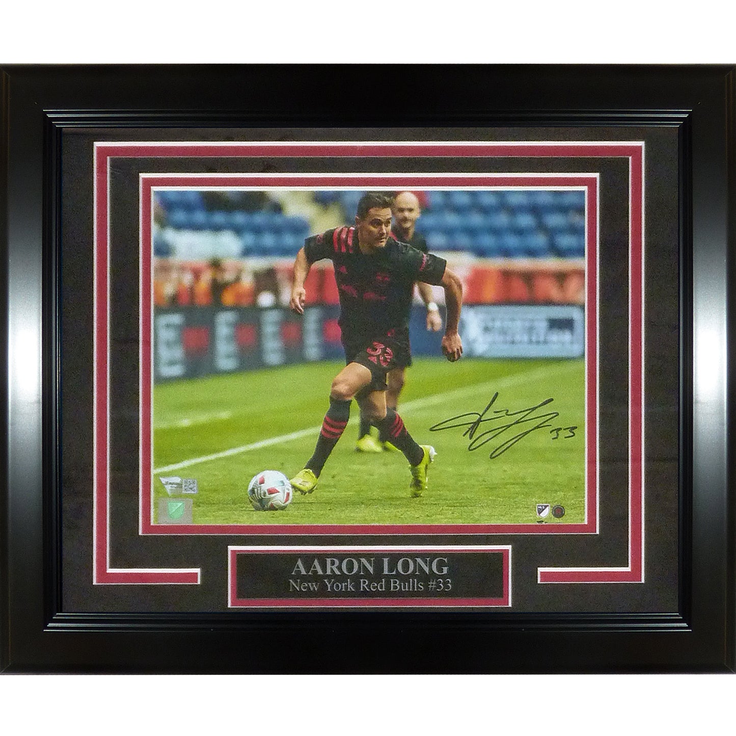 Aaron Long Autographed New York Red Bulls Deluxe Framed 8x10 Photo Fanatics