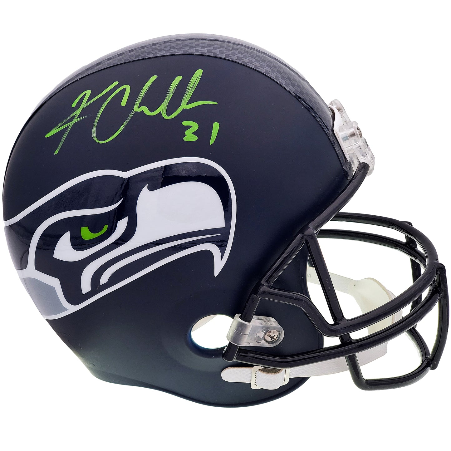 Kam Chancellor Autographed Seattle Seahawks Deluxe Full-Size Replica Helmet MCS