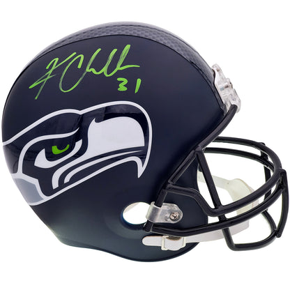 Kam Chancellor Autographed Seattle Seahawks Deluxe Full-Size Replica Helmet MCS